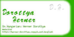 dorottya herner business card